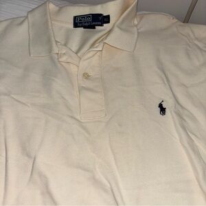 Long sleeve cream polo blue label xl great condition